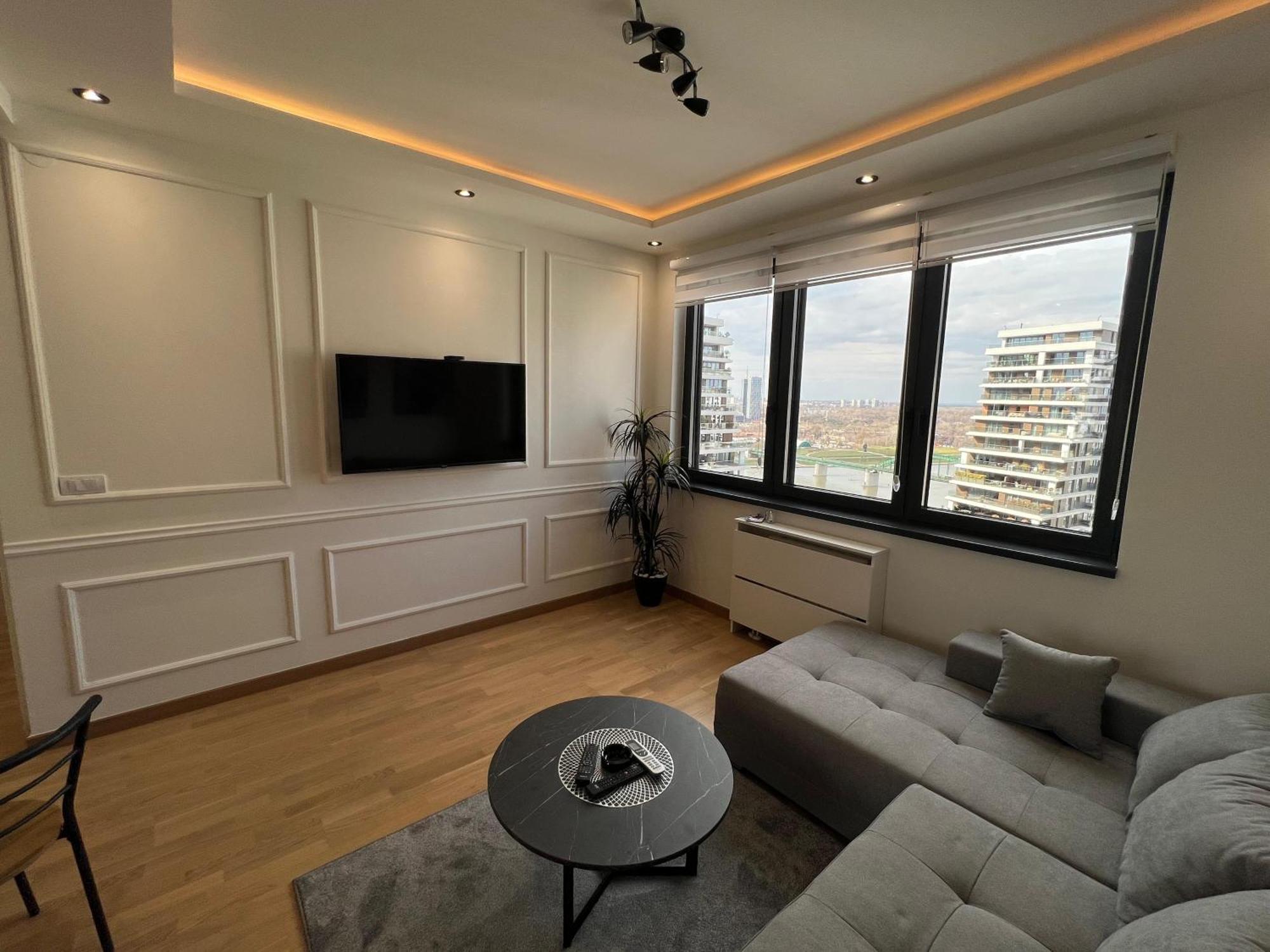 Modern Luxury In Belgrade Waterfront With Viewsアパートメント エクステリア 写真